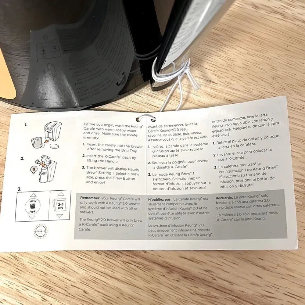 NWT KEURIG THERMAL CARAFE